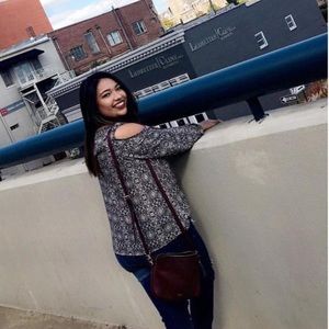 Black and white designed shirt